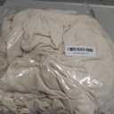 H.VERSAILTEX Rich Velvet Stretch 2 Piece Cover Chair Slipcover Sofa Cover Furniture Protector Couch Soft with Elastic Bottom Chair Couch Cover with Arms Width Up to 49 Inch(Chair, Ivory)