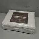 Velvet Quilt Set King Quilt, Lightweight Soft King Comforter Set, Bedspread Coverlet with 2 Matching Pillow Shams, Velvet Comforter Bedding Set for All Season (Off-White, Wave) (King/Cal.King (106" x 96"))