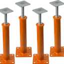 House Floor Jacks for Leveling & Stabilizing Floor Beams, 11" -16" Screw Basement Floor Jack Post Pole Joist Jacks, Telescoping Screw Jacks for Temporary Support House Foundation Repair