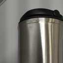 Greens Steel 12 oz Stainless Steel Insulated Coffee Mug, Silver - Leak-Proof Travel Thermos - Reusable Coffee Cup for Hot & Cold Drinks