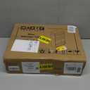 MARTY Rolling Storage Cart 7.9" W, 4-Tier Kitchen Cart with Wheels Handle, Slim Storage Cart Mobile Shelving Utility Carts for Bathroom Laundry Room Organization Narrow Places (All White)