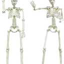 Amazon.com: CAMIRUS 2PACK 36" Skeleton Halloween Decorations, 3ft Life Full Size Skeleton with Realistic Posable Movable Joints for Halloween Haunted Houses, Lawn, Graveyard : Patio, Lawn & Garden