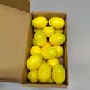 PATIKIL 20 Pcs Artificial Mini Lemon, Foam Simulation Fake Small Lemon Lifelike Realistic Faux Fake Fruit Model for Home Kitchen Party Decoration, Photography Props