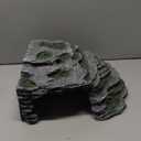 Large Reptile Hide Shale Scape Step Ledge, Reptile Cave Hideout, Bearded Dragons Accessories, Basking Rocks for Bearded Dragons (Large-B-11.8 * 9.8 * 5.3)