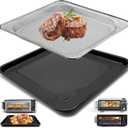 Air Fryer Grill Pan Basket for Ninja Foodi SP101 Digital Air Fryer Countertop Oven, Air Fryer Grill Plate Crisper Plate Rack Accessories Replacement Parts Tray for Ninja Foodi SP100 SP1001C SP201