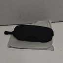 Mavogel Cotton Sleep Eye Mask - Updated Design Light Blocking with Adjustable Nose Bridge, Soft and Comfortable Night Eye Mask for Men Women, Eye Blinder for Shift Work, Includes Travel Pouch, Black