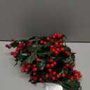 DearHouse 6FT Red Berry Christmas Garland, Flexible Artificial Berry Garland for Indoor Outdoor Home Fireplace Decoration for Winter Christmas Holiday New Year Decor (Green)