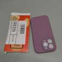 Vooii Compatible with iPhone 15 Pro Case, Upgrade Liquid Silicone, [Enhanced Camera Protection] [Soft Anti-Scratch Microfiber Lining] Shockproof Phone Case iPhone 15 Pro 6.1 inch - Lavender Purple
