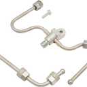 NOVAPARTS Fuel Rail Crossover Tube and Intermediate Fuel Feed Pipe for 2014-2021 Chevy Silverado 1500 Suburban Camaro Tahoe GMC Sierra 1500 Savana Yukon 5.3L 6.2L 4.3L 12677002 12677004