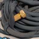 Non-Expandable Garden Hose – Ultra Lightweight & Leak-Proof Kink-Free Water Hose with 10-Function Spray Nozzle – Wear-Resistant Hybrid Hose for Yard, Lawn, Car Wash & Outdoor Use – 50 ft