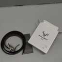 Men's Belt,Reversible Belt 1.25" For Gift Mens Casual Golf Dress pants shirts,One Reverse For 2 Sides (Black and Cognac Reversible) Size: Fit 28-30" waist