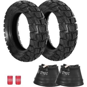80/65-6 Scooter Tire Inner Tube,SOGIME 10 Inch Electric Scooter Tire Off-Road 10X3.0 E-Scooter Tube with Angled Valve Stem,2 Packs
