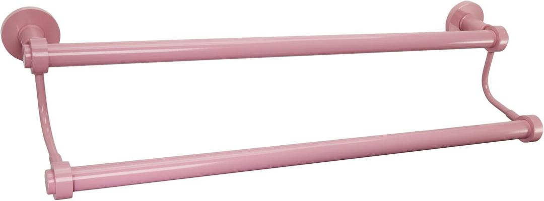 Allied Brass 7272D/24-PNK 24 Inch Double Towel Bar, Pink
