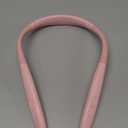 Rechargeable LED Neck Reading Light, Book Lights for Reading in Bed, 3 Brightness Levels, 2 Flexible Soft Silicone Arms Comfortable Wear, Long Lasting. Perfect for Bookworms, Craft & Knitting (Pink)