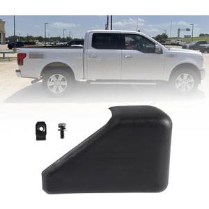 Rear Right Passenger Side Running Board End Cap Step Compatible with 2015 2016 2017 2018 2019 2020 Fo-rd F150,Drilling is not Required