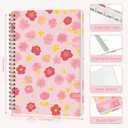 2 x 2026 Planner, Weekly and Monthly Calendar Planning Book, Jan 2026 - Dec 2026, Academic Agenda Planner for School Supplies and Office Desk Accessories - A5 (6.3" x 8.5") (Flower)
