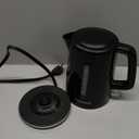 Toastmaster Electric Kettle by Select Brands - Cordless Electric Water Boiler for Coffee, Tea & More - Use This Electric Tea Kettle in Your Kitchen or Dorm - 1.7 Liters, Black