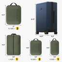 LEVEL8 Carry on Luggage Airline Approved, Small Carry on Suitcases with Wheels, Lightweight Hardside Textured Luggage for Travel, Tsa Approved, 20-Inch, Navy