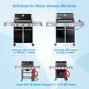 7528 7524 19.5" Grill Grates for Weber Genesis 300 Series Genesis E310 E320 E330 S310 S320 S330 EP310 EP320 EP330 for Weber Genesis 300 Grill Parts, 7MM Stainless Steel, 19 1/2" X 12 3/4"ss
