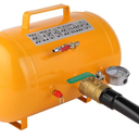 Bonnlo 5 Gallon Air Tire Bead Blaster Seater with Pressure Gauge & Handle,145PSI Seating Tool Inflator Tank, 85-116PSI Adjustable Pressure for Car Truck ATV, Jeep, Pickup, Yellow