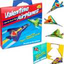 PEACEABLE Kingdom Card Paper Plane Super Valentines, 1 EA