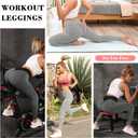 2 x Scrunch Butt Lifting Workout Leggings for Women High Waisted Yoga Pants Tummy Control Gym Booty Textured Tights (Small, Light Grey)