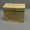 CD Player with Built-in Speakers Bluetooth Retro Portable CD Players for Home Music Player with Remote Control Headphone Jack Walnut Brown