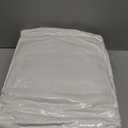 Cosybay White Feather & Down Fiber Cotton Comforter Queen Size, 100% Cotton Duvet Insert, All Season Medium Warmth Bedding Comforter 90 x 90 Inches White