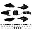 PRO BAT 7Pcs Plastic Fender Fairing Kit For CRF70 CRF70F Off Road Dirt Pit Bike MotocrossBlue