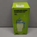 Stainless Steel Whale Fountain Tumbler with Handle, Drinking Cup with Whale Squirt, 24oz Whale Water Bottle Two Silicone Soft Tip, Leak-Proof Whale Fountain Tumbler for Kids Teens Adults (A-Pink)