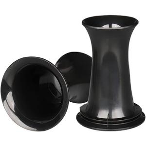 2PCS Speaker Bass Tube Accessories Reflex Port Plastic for Car DJ Speaker Subwoofer HiFi Home Theater Professional Audio Woofer Diameter 91 * 110mm