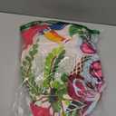 SOLY HUX Women's Tropical Print Mini Dress Summer Wrap V Neck Bow Tie Vacation Dresses XS