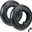 4.10/3.50-4" Inner Tubes with TR87 Bent Valve Stem (2-Pack) by Cenipar Heavy Duty Replacement Inner Tube for Wheelbarrow tire 4",Trunk, Tractor, Garden Carts,Golf Cart, Mowers and More