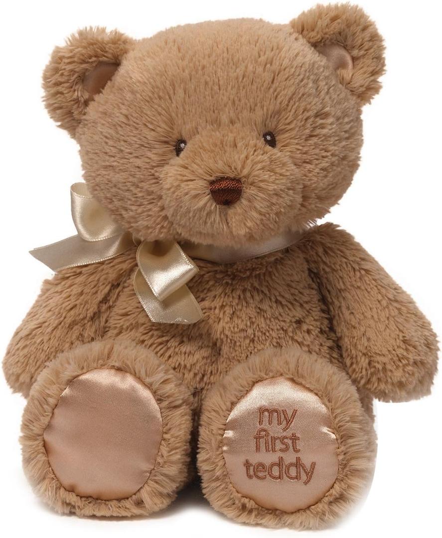 GUND Baby My First Teddy Bear, Ultra Soft Animal Plush Toy for Babies and Newborns, Tan, 10