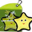 Beach Sand Remover Towel Eraser Bag, Cruise Vacation Essentials for Women, Portable Quick Dry Pouch, Beach Travel Accessories