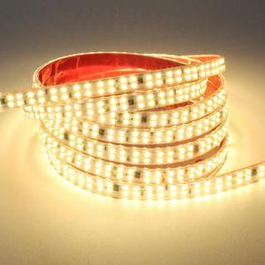 AC 120V Under Cabinet Strip Lighting Plug in 16.4ft Waterproof LED Strip Lights 110V 240LEDs/m 3000K Warm White LED Lights with Adhesive SMD 2835 for Mirror Kitchen Cabinet Living Room Decor