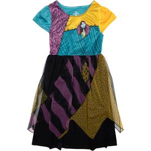 Disney Girls' Princess Dress Nightgown, Fantasy Gown, Soft & Cute Pajamas for Kids (6)