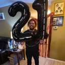 Race Car 5 Balloon, Number Balloons 40 Inch, 5th Black Birthday Balloon Decorations, Race Car Birthday Party Supplies, 5 Number Balloons, Number 5 Balloon