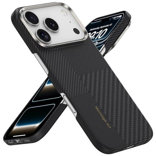 BENKS for iPhone 17 Pro Max Case, Compatible with Magsafe, Montage ArmorAir Ultra Slim & Lightweight Minimalist Case Built with Dupont Kevlar 600D & 1500D Aramid Fiber