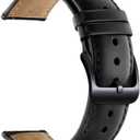 20mm Watch Band,Vintage Leather Watch Strap 10 Colors Watch Band,Quick Release Leather Watch Band,Classic Genuine Leather Wristband for Men Women Samsung Replacement Band