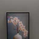 Lighted Wall Art With Built-in LED Lighting, 18W Light Up Decorative Painting for Bedroom, Living Room (Orchid)