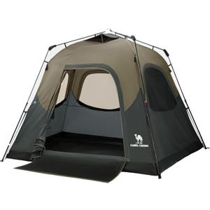 CAMEL CROWN Instant Tents for Camping 6 Person Tent Waterproof Easy Setup Sets Up in 60 Seconds Backpacking Tents with Carry Bag for Outdoor Hiking