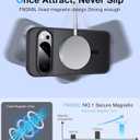 [NO.1 Magnetic for Google Pixel 10 Pro XL Case with MagSafe [Military Shockproof][Translucent Matte][Anti-Fingerprint] Soft Silicone Bumper for Google Pixel 10 Pro XL Phone Case Slim,Black