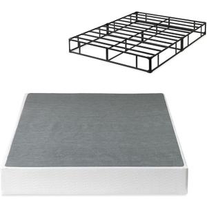 ZINUS 9 Inch Queen Metal Smart Box Spring with Quick Assembly, Mattress Foundation, Strong Metal Frame, Easy Assembly