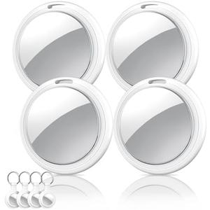 Air Tracker Tags4 Pack, Item Finders Works with Apple Find My(iOS Only), Air Tracker Tags with 4 Case, Bluetooth Tracker Keys Finder and Item Locator & GPS Trackers for Kids/Pets/Dog/Luggage/Wallet