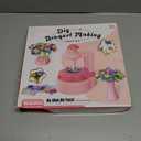 PIGETALE Fabric Flower Bouquets Toys for Girls 3 4 5 6 7 8 9 10 Years Old, DIY Arts & Crafts Kit for Kids Ages 4-8, Educational Preschool Learning Gardening Toys for Toddlers Christmas Birthday Gifts