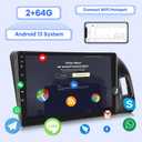 [2G+64G] Car Radio for Audi Q5 2010-2018, 9 inch Android 13 Touch Screen Car Stereo, Carplay/Android Auto/Hi-Fi/Bluetooth/WiFi + AHD Backup Camera + MIC