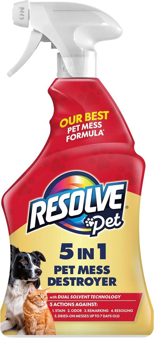 Resolve Pet Specialist Carpet Cleaner Spray for Removal of Pet Stains & Odors Up to 7 Days Old, 22oz
