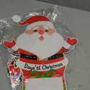 Christmas Advent Calendar Magnets 2025 Christmas Santa Claus Refrigerator Magnet Countdown to Xmas Ornament for Kids Adults Winter Santa Claus Magnetic Stickers for Fridge Holiday Home Classroom Decor