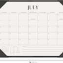 Jotsome Desk Calendar 2026-2027 with Desktop Mat, Desk Pad Calendar From Now to June 2027 14x10.5 inch, Desk Blotter Calendar for Home Office and School, Easy Planning, Gift for the Holidays, Black, 14" x 11"